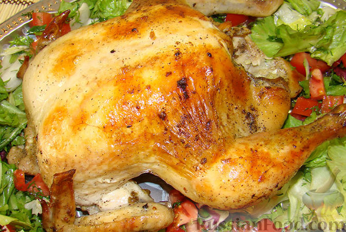 Рецепт Курица в рукаве
