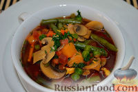 Фото приготовления рецепта: Суп с овощами - шаг №7