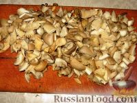 Фото приготовления рецепта: Узелки из рисовой бумаги с грибами - шаг №2