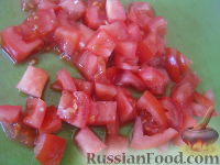 Фото приготовления рецепта: Салат с макаронами и брынзой - шаг №6