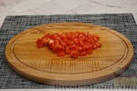 Фото приготовления рецепта: Рагу с курицей, картофелем, сладким перцем и помидором - шаг №10