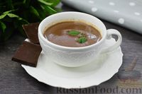 Фото к рецепту: Мятный горячий шоколад