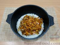 Фото приготовления рецепта: Рис с консервированным тунцом - шаг №10
