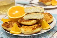 Фото приготовления рецепта: Сырники с апельсиновой цедрой и манкой - шаг №12