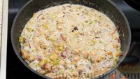 Фото приготовления рецепта: Кокосово-имбирный соус с овощами и зеленью (куриное филе в соусе) - шаг №12