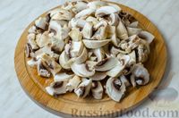 Фото приготовления рецепта: Галушки с грибами и беконом - шаг №7
