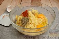 Фото приготовления рецепта: Картофельная запеканка с ветчиной в беконе - шаг №5
