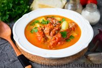 Фото к рецепту: Рисовый суп с килькой в томате