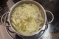 Фото приготовления рецепта: Рассольник с курицей, капустой и рисом - шаг №9