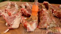 Фото приготовления рецепта: Жареная баранина на сибирском садже с овощами на гарнир - шаг №2