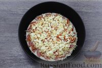 Фото приготовления рецепта: Пицца из лаваша (на сковороде) - шаг №9