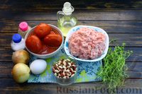 Фото приготовления рецепта: Мясные шарики с начинкой из фасоли и лука, в томатном соусе - шаг №1