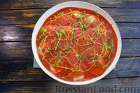Фото приготовления рецепта: Мясные шарики с начинкой из фасоли и лука, в томатном соусе - шаг №17