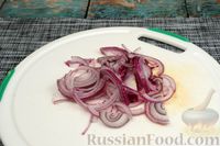 Фото приготовления рецепта: Картофельный салат с тыквой и чечевицей - шаг №8
