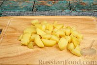 Фото приготовления рецепта: Картофельный салат с тыквой и чечевицей - шаг №7
