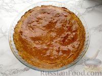 Фото приготовления рецепта: Песочный пирог с тыквой и курицей - шаг №19
