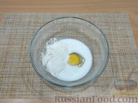 Фото приготовления рецепта: Омлет с варёными яйцами, грибами и сладким перцем - шаг №9
