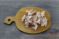 Фото приготовления рецепта: Запеканка из макарон с грибами и беконом - шаг №3