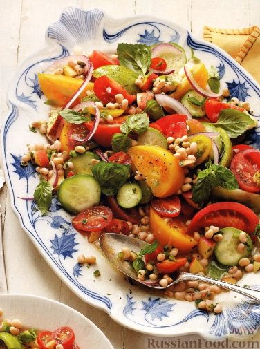 Рецепт Овощной салат с нектарином
