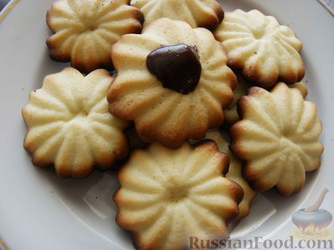 Как приготовить вкусное домашнее песочное печенье: рецепт с фото пошагово