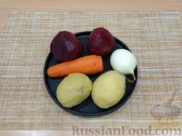 Фото приготовления рецепта: Винегрет с грушей и квашеной капустой - шаг №4