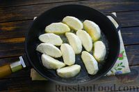 Фото приготовления рецепта: Жареные яблоки, со сливочным сыром - шаг №5
