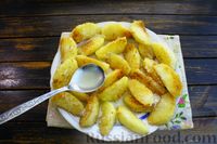 Фото приготовления рецепта: Жареные яблоки, со сливочным сыром - шаг №8