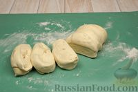 Фото приготовления рецепта: Слоёные открытые пирожки с курицей и картошкой - шаг №6