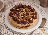 Фото приготовления рецепта: Фундучный дакуаз с шоколадным ганашем - шаг №13