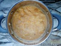 Фото приготовления рецепта: Тыквенная каша с рисом, яблоком и изюмом, на топлёном молоке - шаг №11