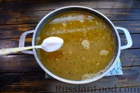 Фото приготовления рецепта: Суп с фаршем, рисом и консервированными помидорами - шаг №11