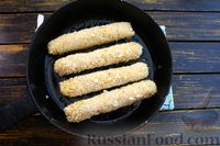 Фото приготовления рецепта: Рисово-картофельные палочки (на сковороде) - шаг №13