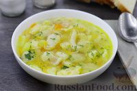 Фото приготовления рецепта: Рыбный суп с клёцками - шаг №15
