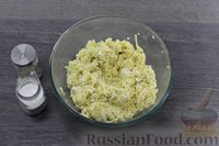 Фото приготовления рецепта: Запеканка из пшённой каши с брынзой и твёрдым сыром - шаг №10