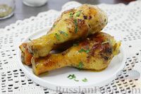 Фото приготовления рецепта: Куриные голени, жаренные в чесночной карамели - шаг №13
