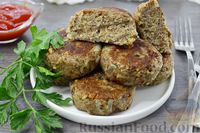 Фото приготовления рецепта: Картофельные котлеты с грецкими орехами и семенами льна - шаг №25