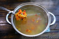 Фото приготовления рецепта: Овощной суп с сырными клёцками - шаг №8