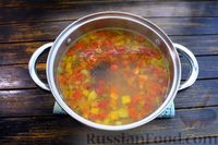 Фото приготовления рецепта: Овощной суп с сырными клёцками - шаг №20