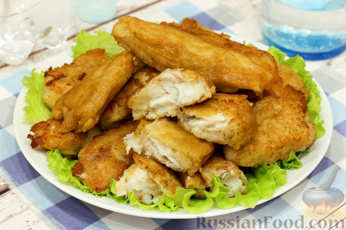 Как приготовить рыбу в кляре на сковороде рецепт с фото пошагово