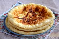 Фото к рецепту: Бездрожжевые лепёшки с картофелем и сыром (на сковороде)