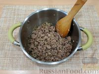 Фото приготовления рецепта: Чечевичный суп с фаршем и овощами - шаг №5