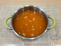 Фото приготовления рецепта: Чечевичный суп с фаршем и овощами - шаг №10