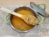 Фото приготовления рецепта: Чечевичный суп с фаршем и овощами - шаг №11