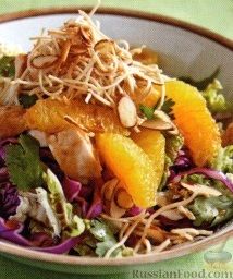 Рецепт Азиатский куриный салат