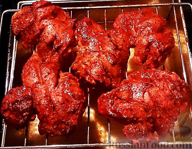 Рецепт Курица Тандури, запечённая со специями в духовке (Tandoori Chicken)