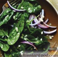 Фото к рецепту: Салат из шпината