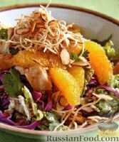 Фото к рецепту: Азиатский куриный салат