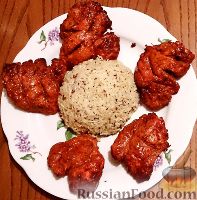 Фото приготовления рецепта: Курица Тандури, запечённая со специями в духовке (Tandoori Chicken) - шаг №13