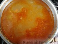 Фото приготовления рецепта: Суп с копчёными рёбрышками и фасолью - шаг №15