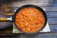 Фото приготовления рецепта: Томатный суп с чечевицей и беконом - шаг №11